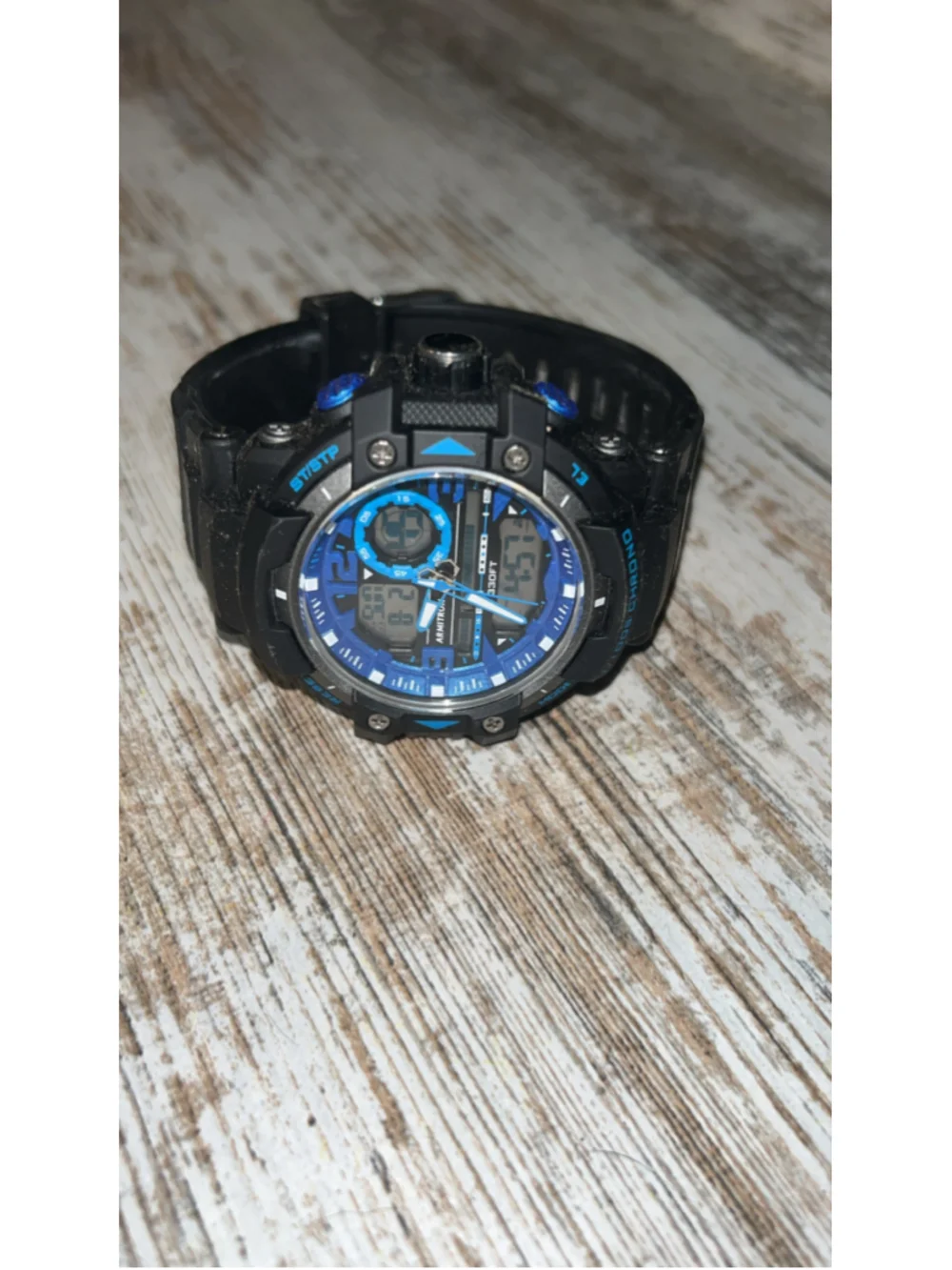 Men's Armitron Pro Sport Digital Watch, One Size, Black and Blue